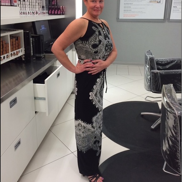 Papillon Razor Back Maxi Dress - Picture 1 of 4